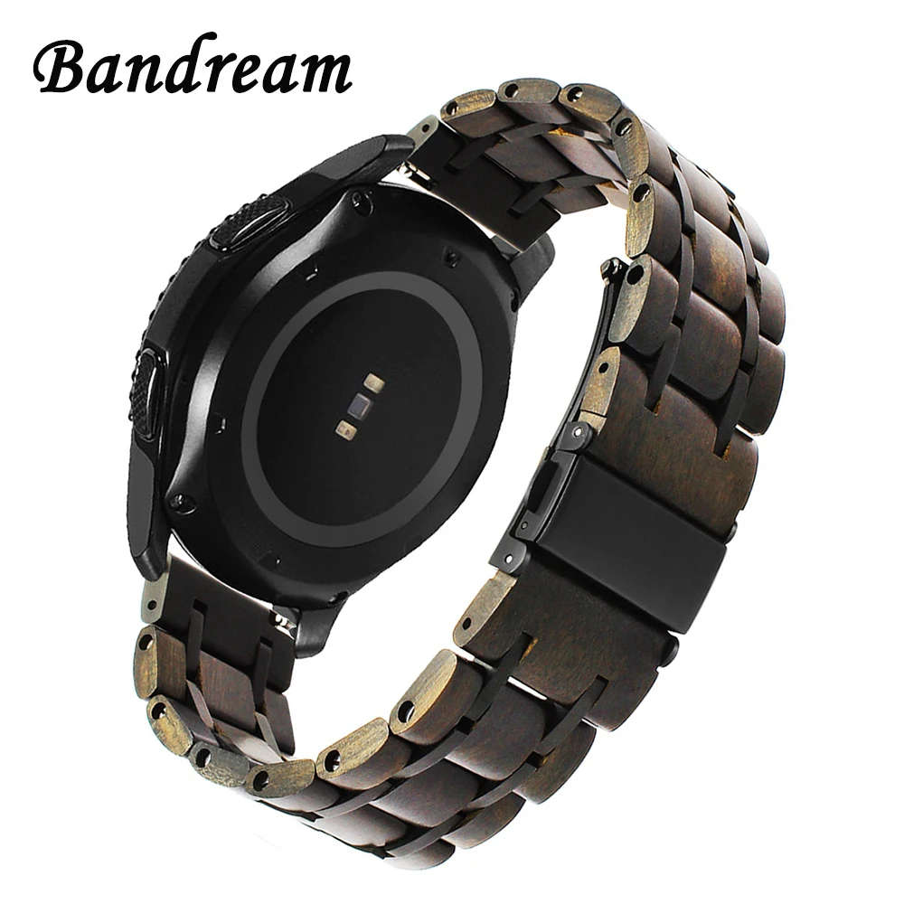 

Genuine Nature Wood & Stainless Steel Watchband 20mm 22mm for Casio Luminox Seiko Citizen Tissot Watch Band Quick Release Strap