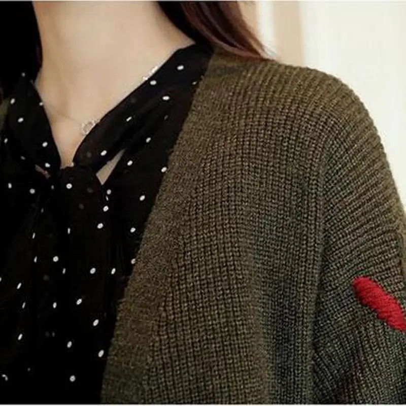 Женские кардиганы повседневный теплый Длинный дизайнерский Женский трикотажный