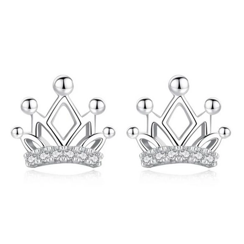 OMH/оптовая продажа милые романтические модные OL женские свадебные подарочные серьги принцессы Циркон в