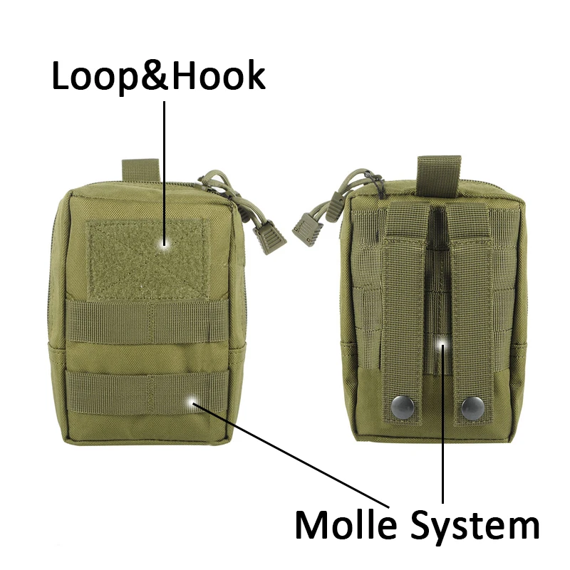 AIRSOFTPEAK Военной Molle Сумка Талии Тактический EDC Сумки Открытый Мешочек Талии Охотничьи Сумки Охотничий военный тактический мешок