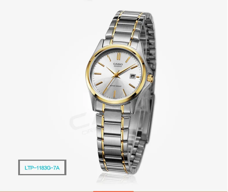 CASIO Часы Элитный Бренд Дата LTP-1183A-7A кварцевые наручные Часы Для женщин Мода Повседневное Relogio часы LTP-1183Q-7A