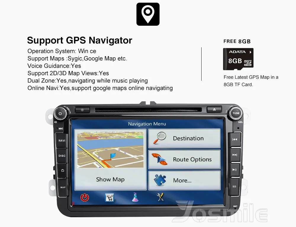 Josmile 2 Din Автомобильный dvd-плеер для VW Volkswagen Passat b6 b7 Skoda Octavia Superb 2 T5 Golf 5 сиденье для Polo leon радио gps навигация
