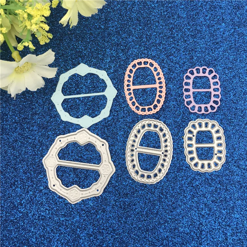 Металлические штампы 3 шт. застежка для ленты Пряжка трафареты сделай сам