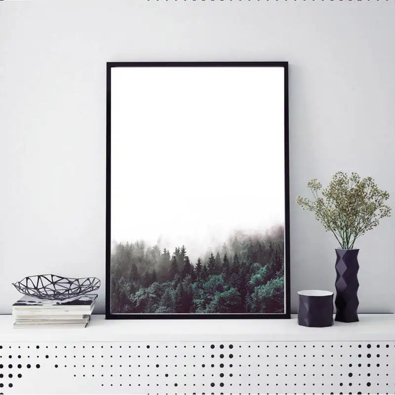 Nordic modern canvas painting sea and Chopin manuscript posters prints pictures living room wall art home decor No Frame | Дом и сад