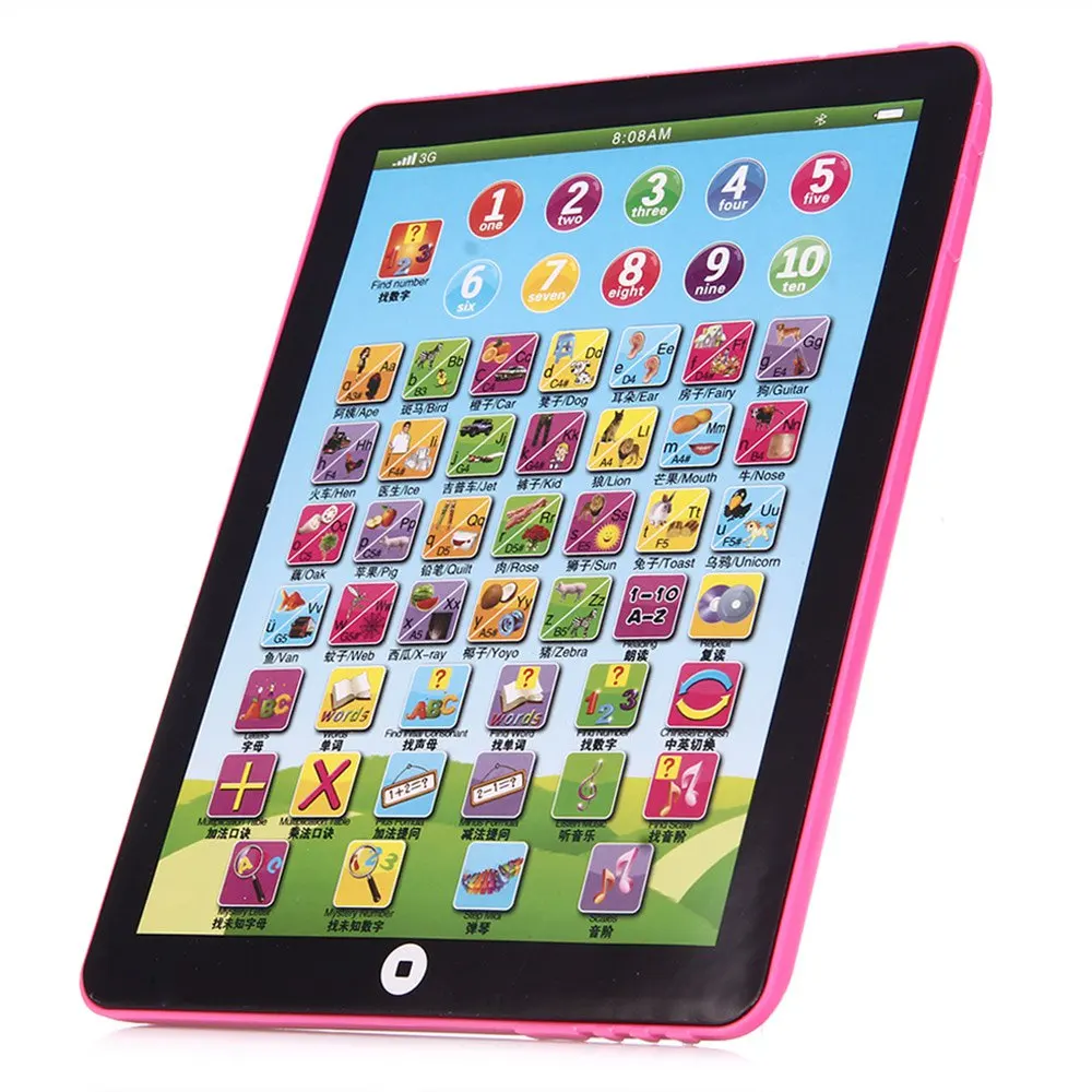 Многофункциональный Детский обучающий коврик на английском языке обучающая