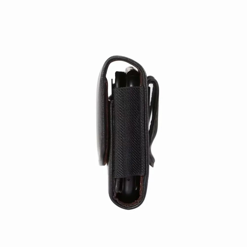 Universal Cell Phone Holster Case For iPhone Samsung Sony Premium Leather Pouch Case With Belt Clip And Card Holder