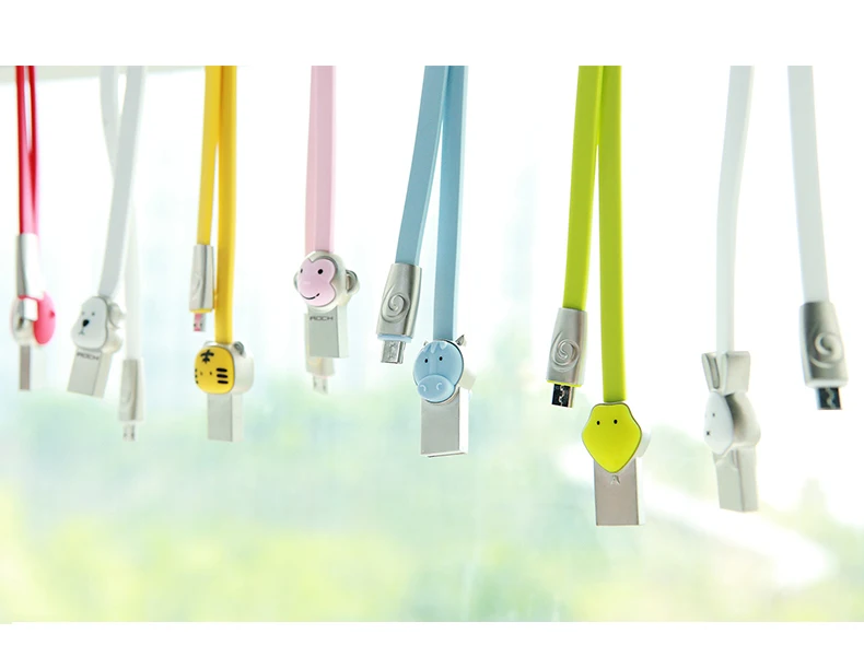 ROCK Micro USB кабель для Xiaomi Зодиак шаблон Быстрая зарядка кабель для samsung htc huawei LG sony Nokia Android устройства