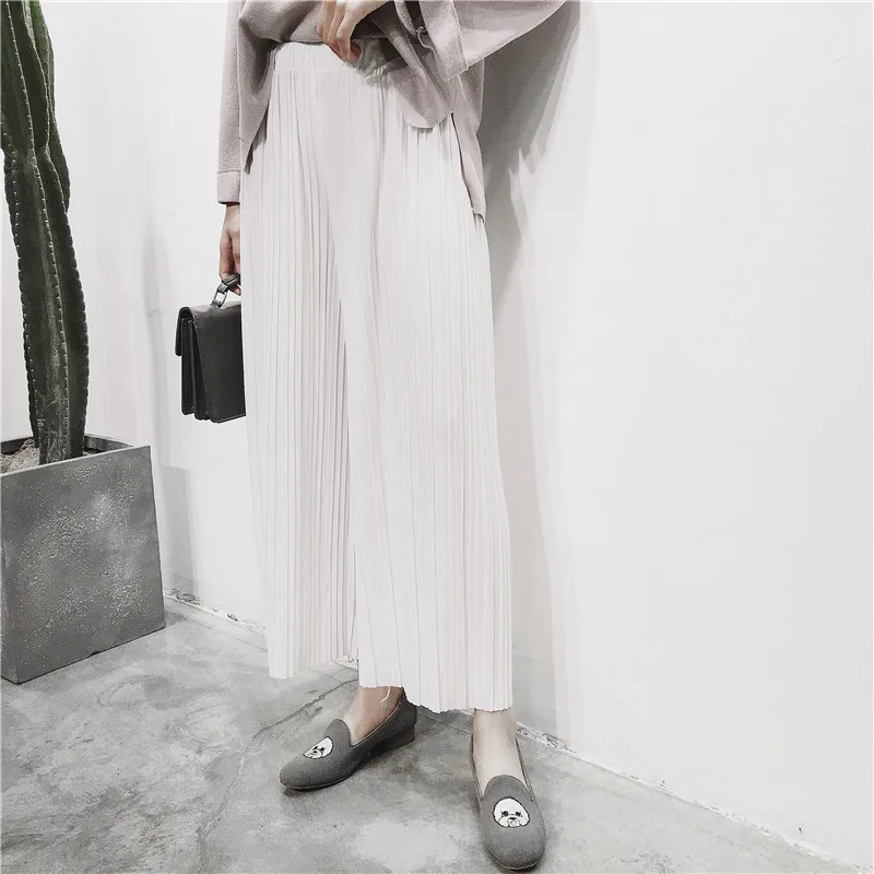 Женские широкие брюки Капри H.SA летние леггинсы черные белые розовые