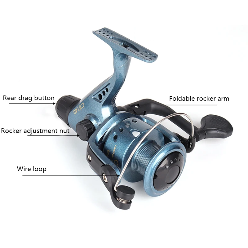 Передняя и задняя тормозная система спиннинговая катушка для пресной воды 5 1: 1