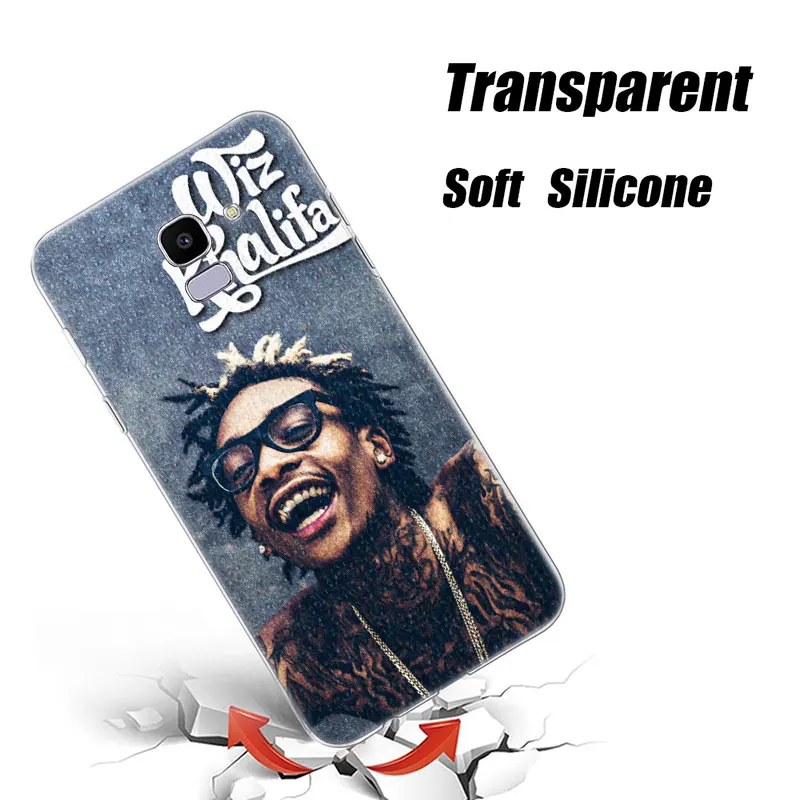 Хит продаж мягкий силиконовый чехол Wiz Khalifa для Samsung Galaxy J8 J6 J4 2018 J2 Core J5 J7 Prime J3 2016 2017