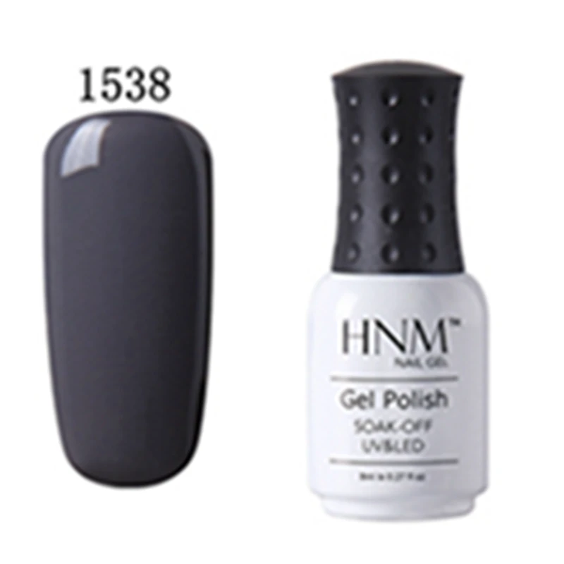 1538 HNM, 8 мл, Гель-лак для ногтей, впитывающий Гель-лак Vernis, Полупостоянный УФ-гель для ногтей, красный, синий цвет, грунтовка для ногтей - Цвет: 1538