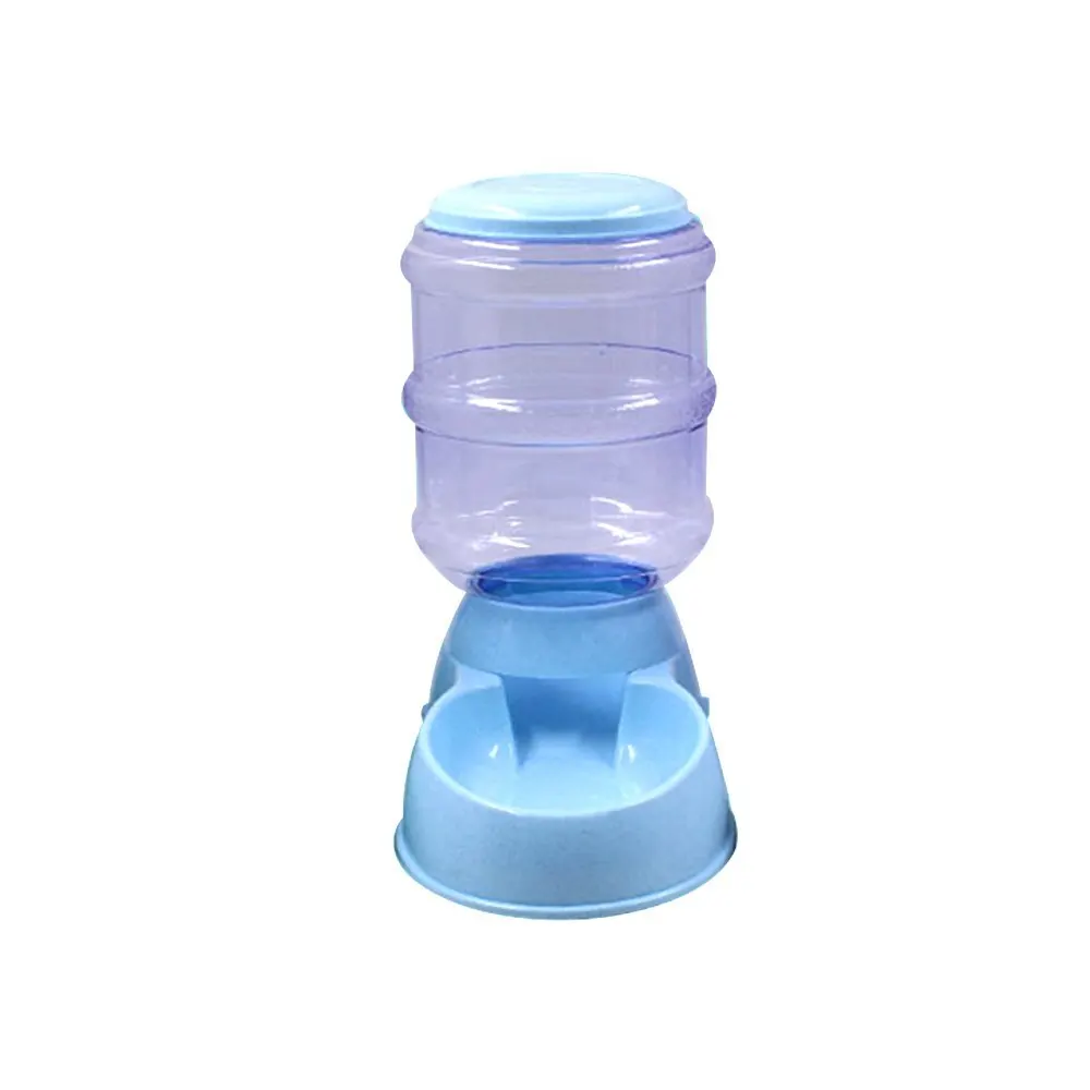 Light blue Feeder Pet автоматический диспенсер для воды 3.5L гравитационный питатель для домашних животных водонагреватель для кошек Миска Для Кормления Собаки питьевая вода/автоматическая Feediing - Цвет: Light blue Feeder