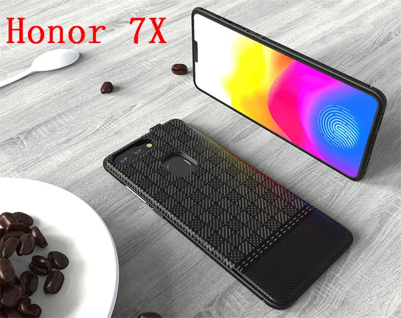 Ext power 5000 мАч чехол для зарядного устройства для huawei P Smart Y9 Nova 2 Lite Honor 7x power Bank чехол для зарядки - Цвет: Honor 7X-Black