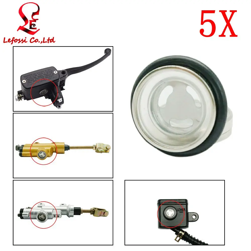 18 мм мотоциклетные передние и задние тормоза Главный цилиндр резервуар прицел