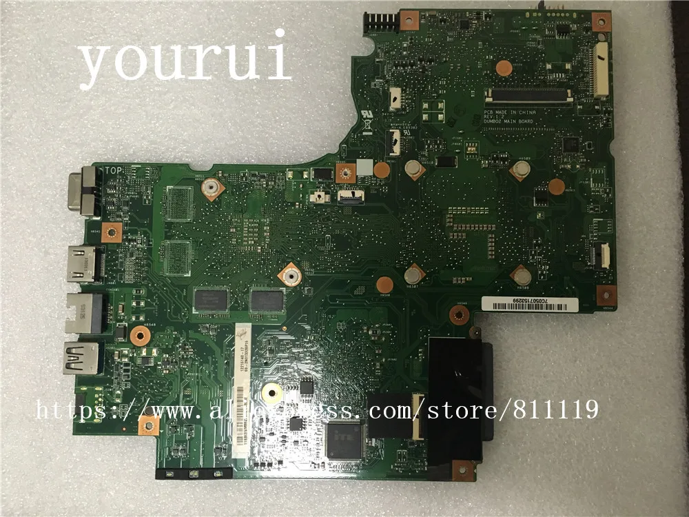 Материнская плата yourui для ноутбука Lenovo Z710 модель REV 1 2 пельмени DDR3 все функции