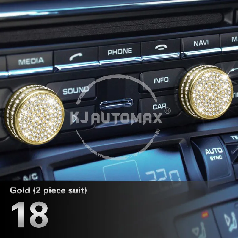 KJAUTOMAX для Porsche Macan Хрустальное украшение автомобильное Стайлинг зарядное