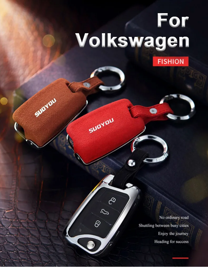 Чехол для ключей автомобиля из натуральной оцинкованной кожи для Volkswagen golf 4 5 6 mk6 tiguan Gol CrossFox Plus Eos Magotan Passat