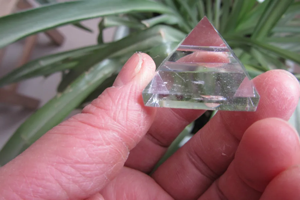 22 4 г натуральная прозрачная пирамида из кристалла кварца исцеления|healing pyramids|healing