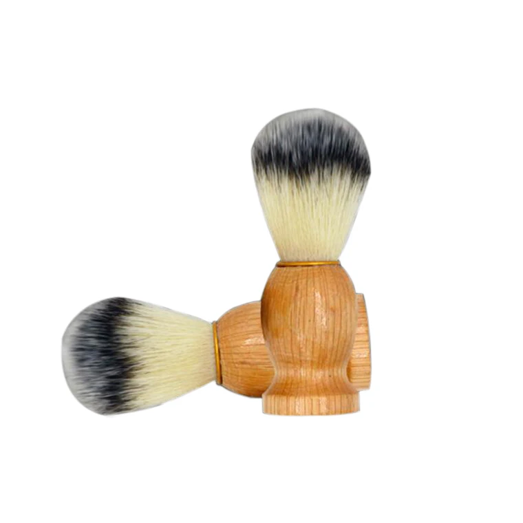 Синтетические волосы Парикмахерская щетка для бритья бороды|shaving brush|synthetic hair shaving