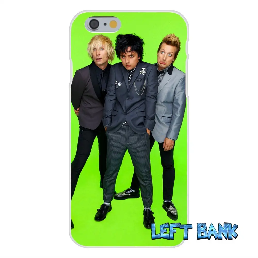 Мягкий силиконовый прозрачный чехол из ТПУ для Samsung Galaxy Note 3 4 5 S4 S5 MINI S6 S7 edge green day Mike