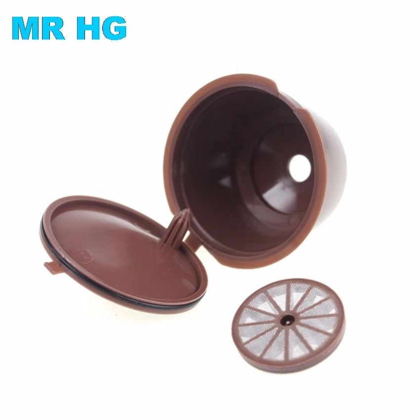 Dolce Gusto Coffee Capsule Plsatic Refillable 150 Times Reusable Compatible Filter Capsules 5PCS/7PCS/10 PCS | Дом и сад