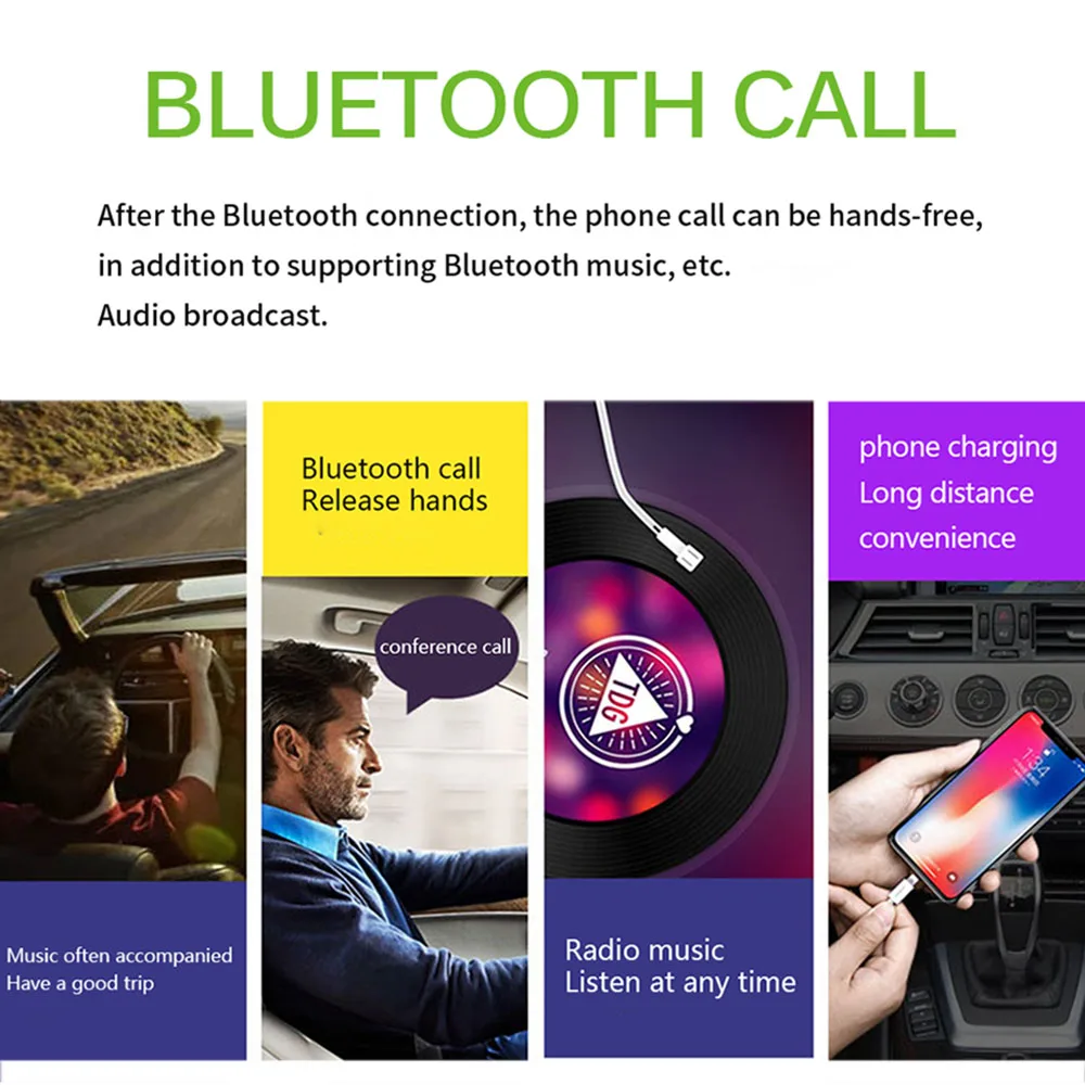 Onever Touch Автомобильный радиоприемник 7805 FM-передатчик Автозвук Стерео Bluetooth 4.0 Авторадио Поддержка Камера заднего вида NEW
