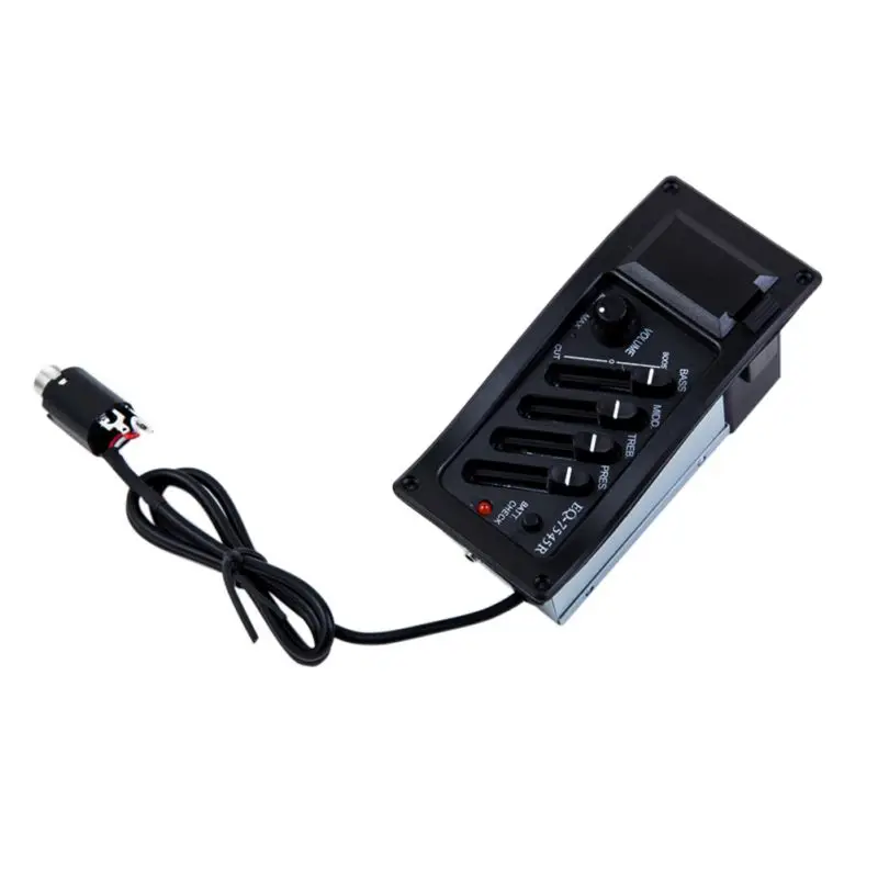 4 полосным эквалайзером гитара пьезоэлектрический звукосниматель Акустическая