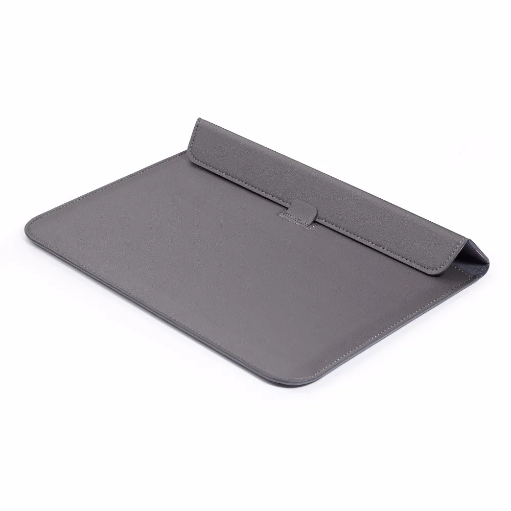 Для Macbook Air Pro retina 11 12 13 15 6 4 3 дюймов чехол для ноутбука кожаный магнит сумка