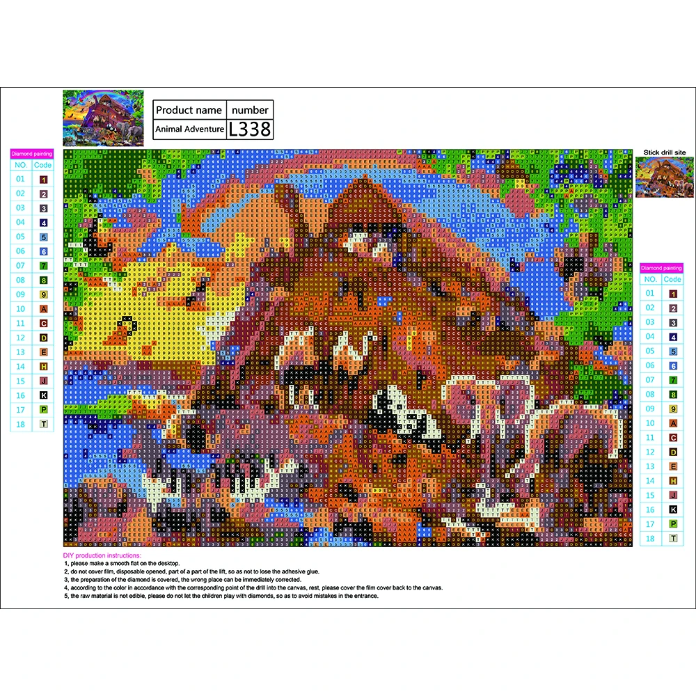 Scenery Animal Diamond Painting New Arrival DIY 5D Special Daimond Embroidery Full Rhinestone Mosaic Wall Home Decor | Дом и сад