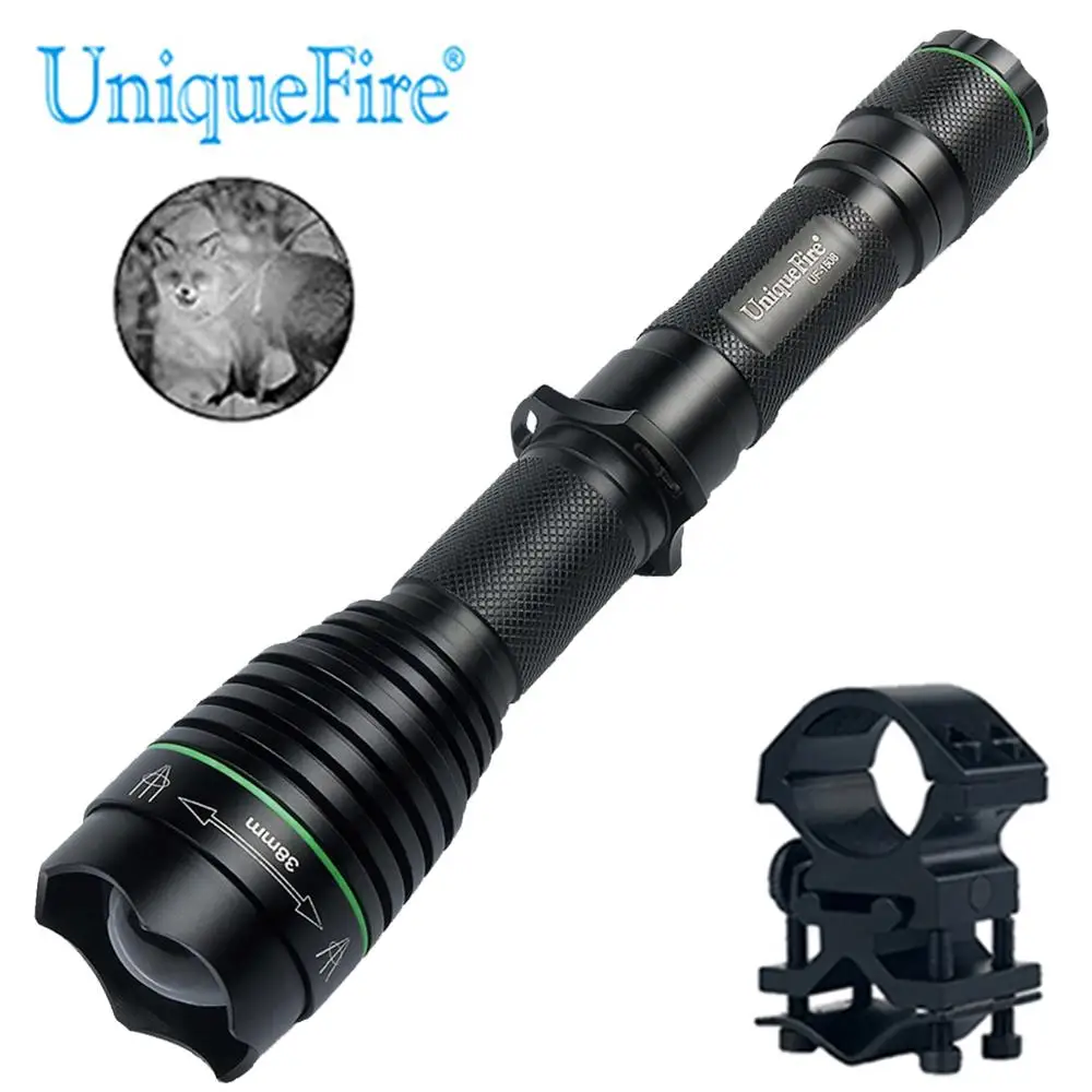 UniqueFire 1508 T38 IR 940nm тактическая вспышка инфрасветильник онарь ночного видения с