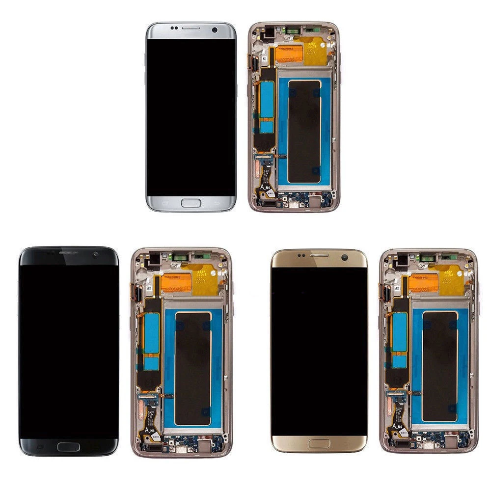 ЖК дисплей Sinbeda для Samsung Galaxy S7 Edge G935 G935F G935A сенсорный экран с дигитайзером в сборе