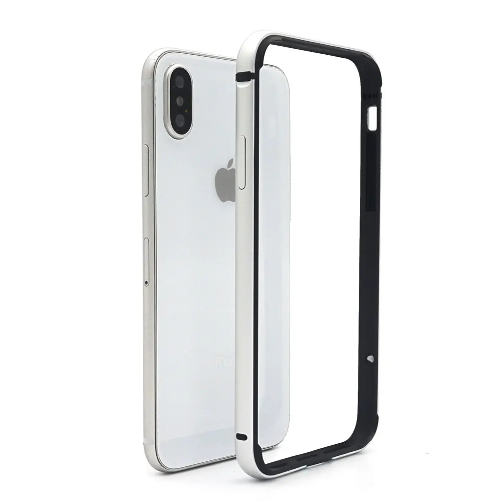 Чехол-бампер Ascromy для iPhone XS Max, роскошный брендовый алюминиевый силиконовый прозрачный жесткий чехол для iPhone X S XR XSMax, аксессуары