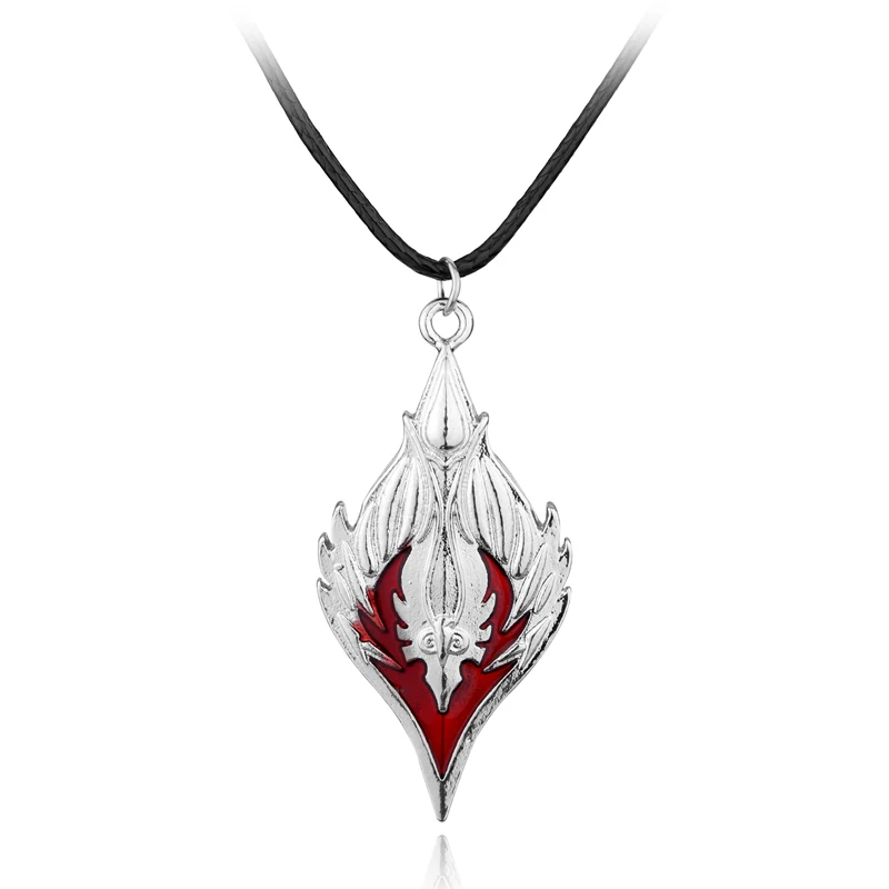 Винтажное ожерелье с эмалью для мужчин и женщин кулон в форме ромбовидного эльфа