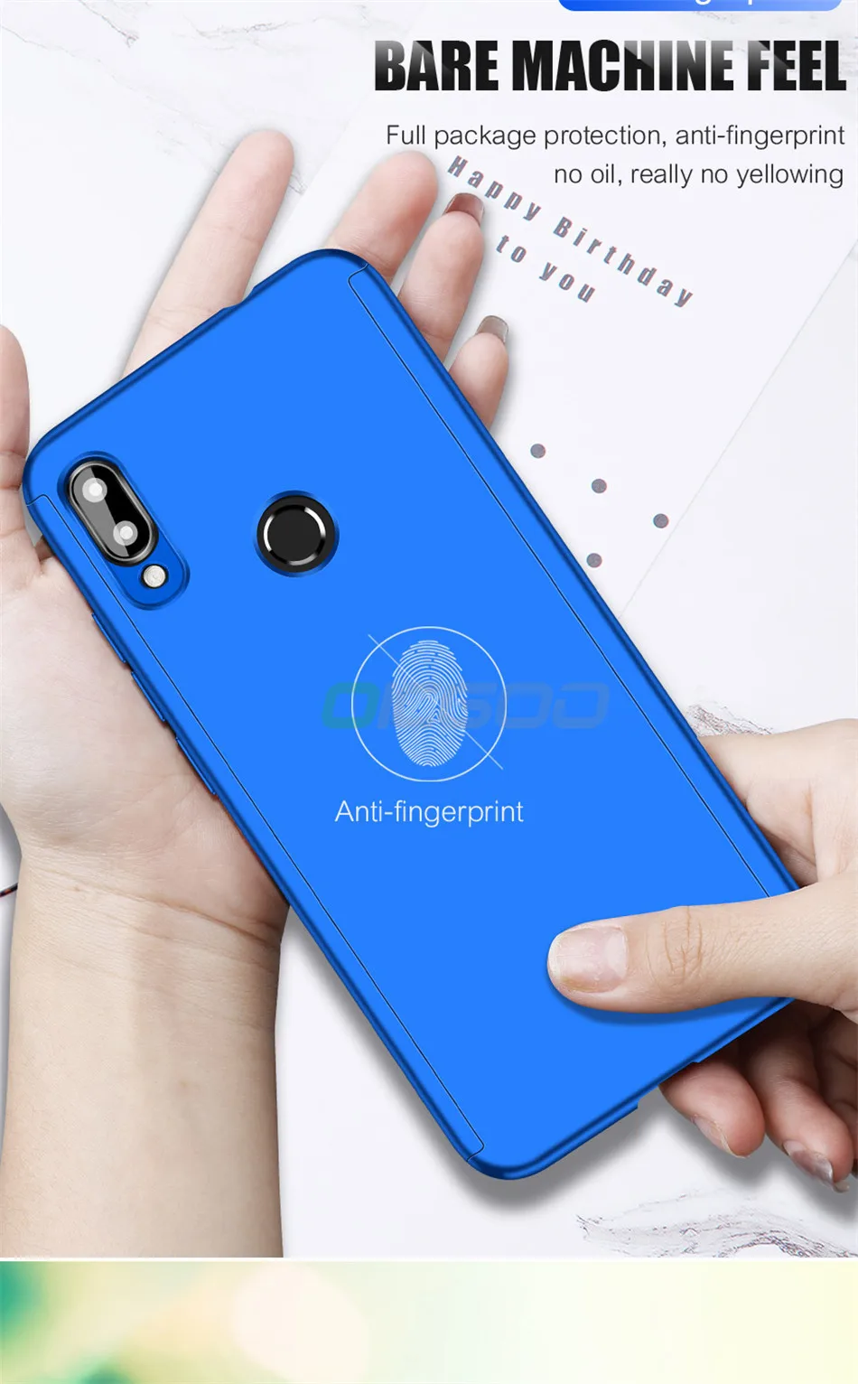 Роскошный 360 чехол OICGOO для Xiaomi Redmi Note 7 Pro, чехол для Xiaomi Redmi 7 Note 7 Pro, чехол для телефона