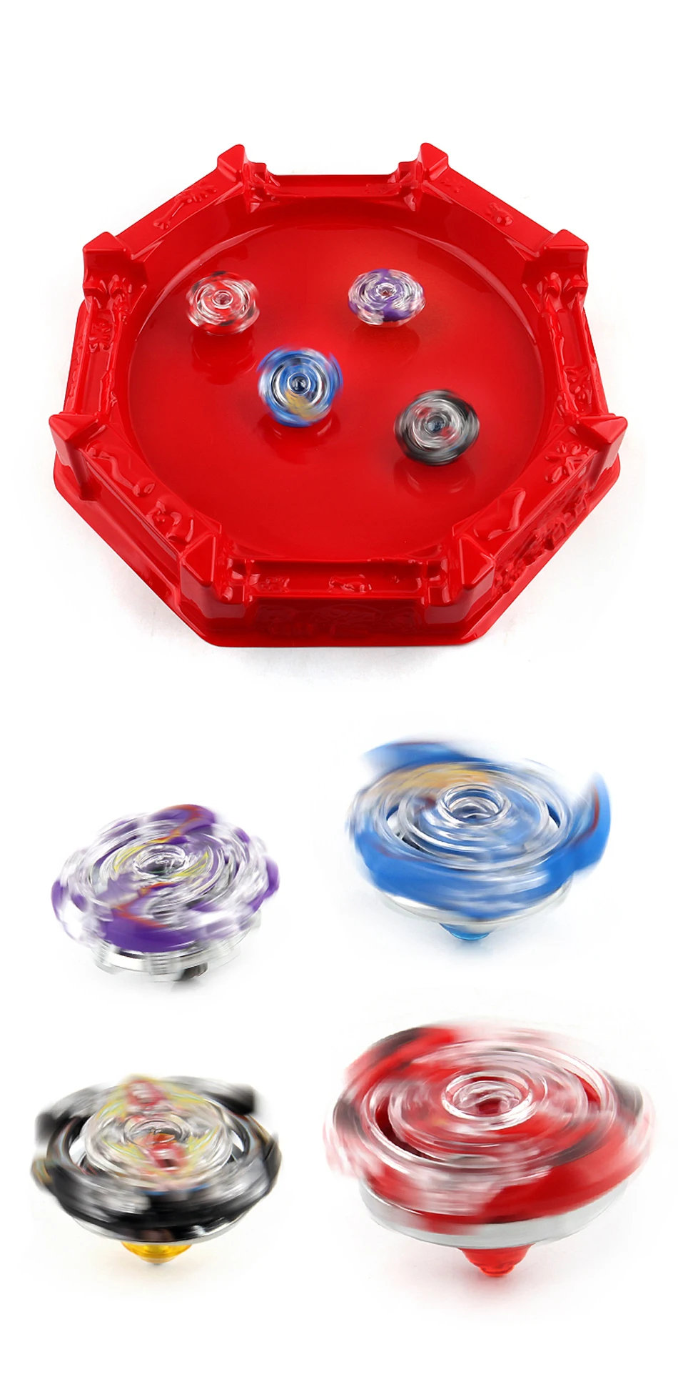 4 шт. Beyblade Metal Funsion 4D с Launcnher и ручкой спиннингом BB807D Beyblade Набор с оригинальной коробкой