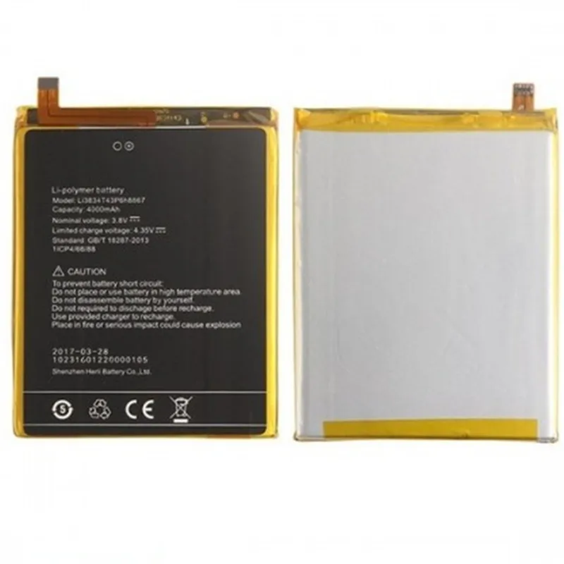 Аккумулятор 4000 мАч для UMI Super/Max Li3834T43P6H8867 Фотоэлементы с трековым