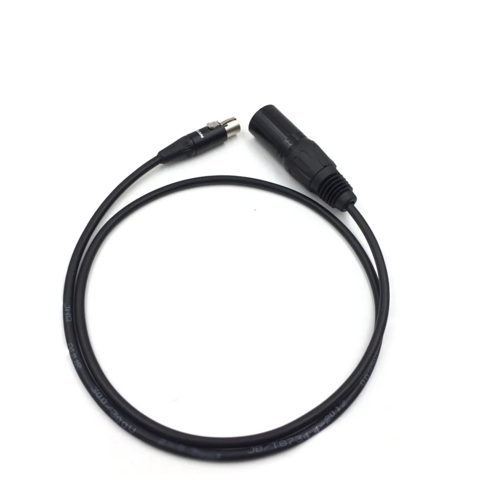 ARRI Alexa Cameras to TVlogic Monitor 12V кабель питания монитора XLR 4 Pin Male Neutrik REAN RT4FC-B Mini Plug pin |