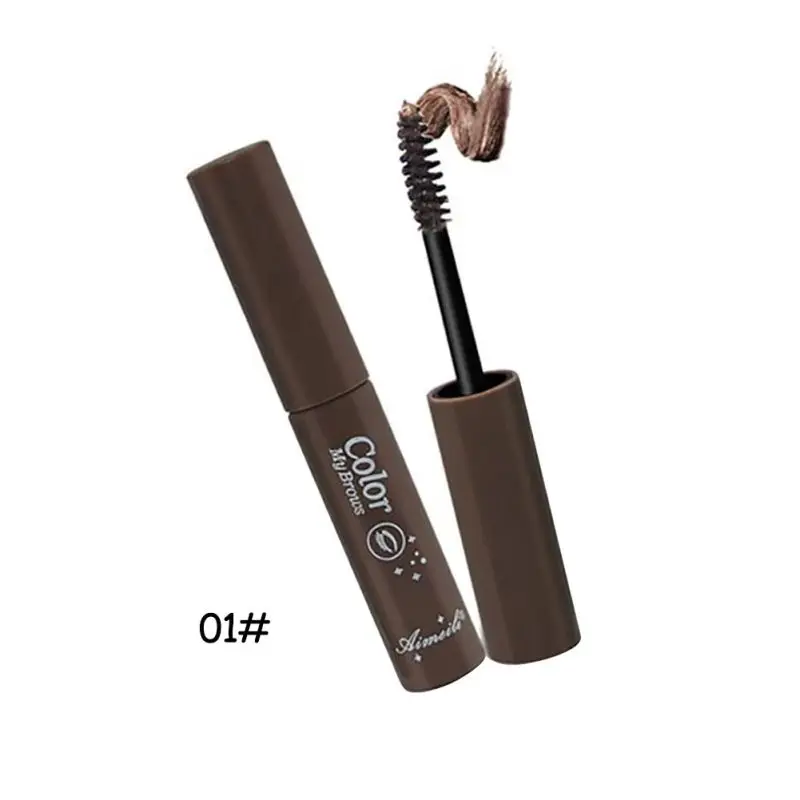 dark brown Маска Stylenanda My Коричневый Крем Краситель натуральный брови кисти для макияжа Водонепроницаемый прочный бровей Enhancer 3 цвета полезные - Цвет: dark brown