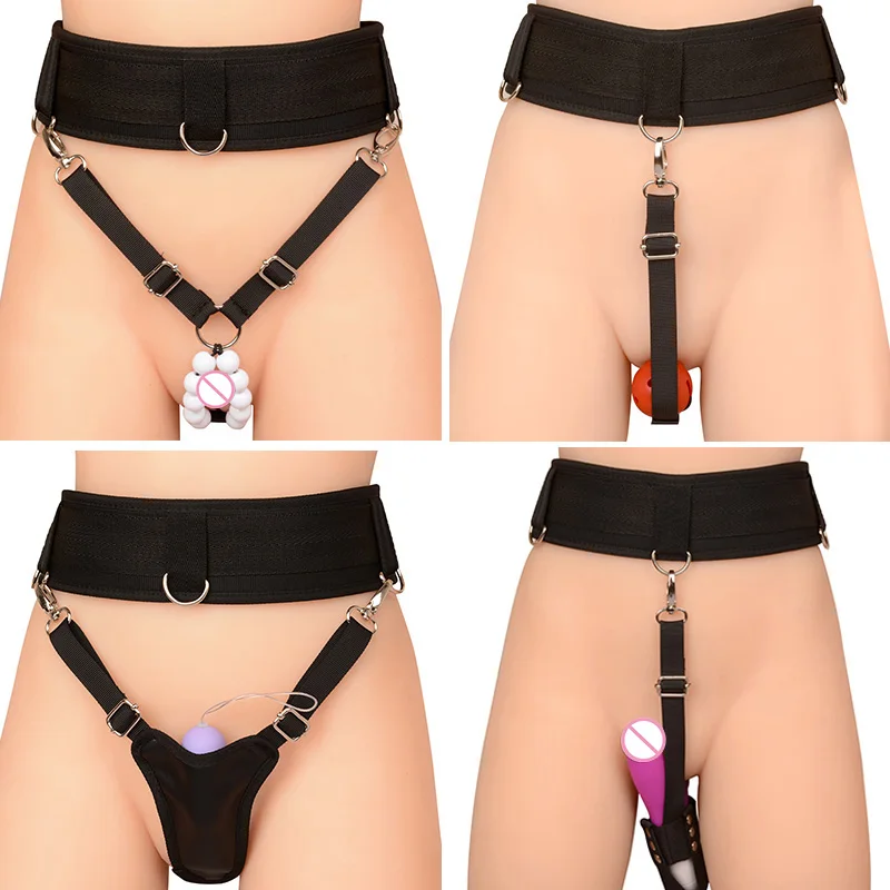AV вибро массажер бондаж Пояс верности Женская Одежда секс игрушки для пар