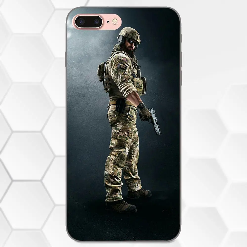 Тонкий чехол для Huawei Y3 Y5 II Y6 Y7 Y9 nova 2 Plus 2S 3i 4 Lite Prime 2017 2018 2019 Rainbow Six Siege|Бамперы| |