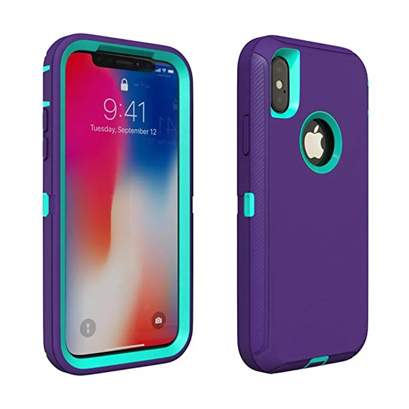 Защитный противоударный чехол Aqua для iPhone X, XS, MAX, XR, 6, 6 S, 7, 8 Plus, 11 Pro, Max, чехол-кобура с зажимом для ремня, защитный чехол