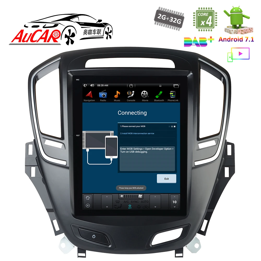 Мультимедийная магнитола для Opel Insignia Buick Regal 7,1, Android 10,4, 2014 дюйма, GPS, Bluetooth, Wi-Fi, 4G (art.: 7a9606262) - 7a9606262