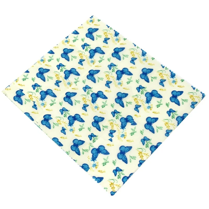 1PC butterfly 1/2 шт. многоразовые тканевые ручки уплотнение сохранение продуктов в свежем состоянии Обёрточная бумага крышка стрейч вакуумный Еда Обёрточная бумага пчелиный воск ткань Кухня инструменты - Цвет: 1PC butterfly