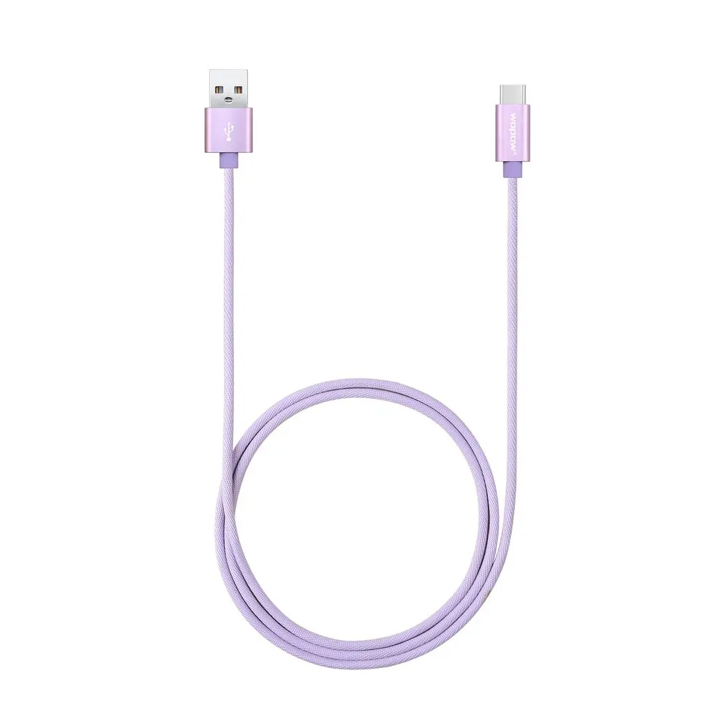 Бежевый Wopow LB-103 Micro USB кабель для передачи данных 1 метр Быстрая зарядка джинсовый плетеный кабель мобильного телефона usb зарядная линия универсальный для Android - Цвет: Бежевый