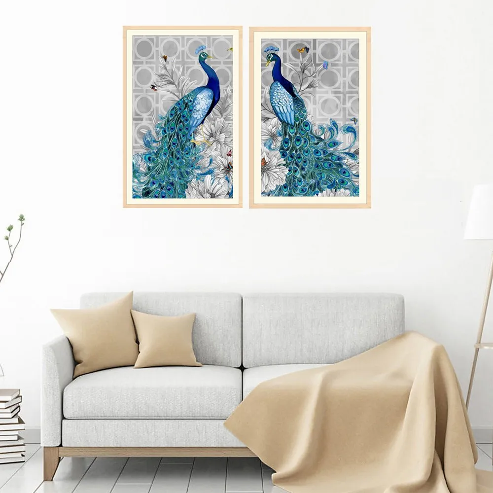 Алмазная вышивка круг алмаз особой формы мультфильм картина красивый два