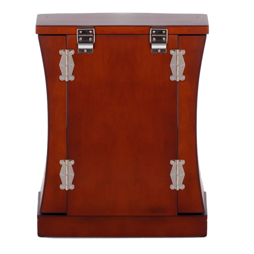 Очень большой зеркальный деревянный ящик для ювелирных изделий ROWLING и упаковка