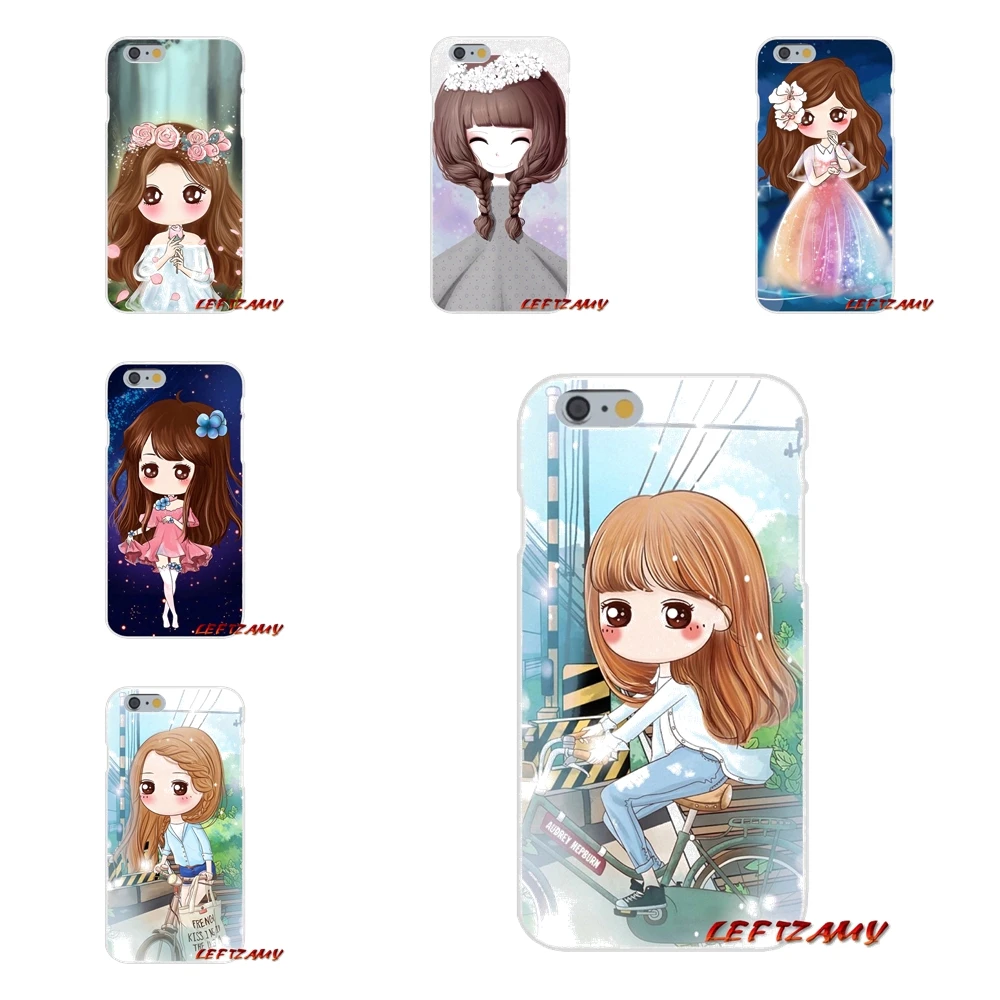 Для samsung Galaxy A3 A5 A7 J1 J2 J3 J5 J7 2015 2016 2017 Простой art kawaii принцессы для девочек мягкий