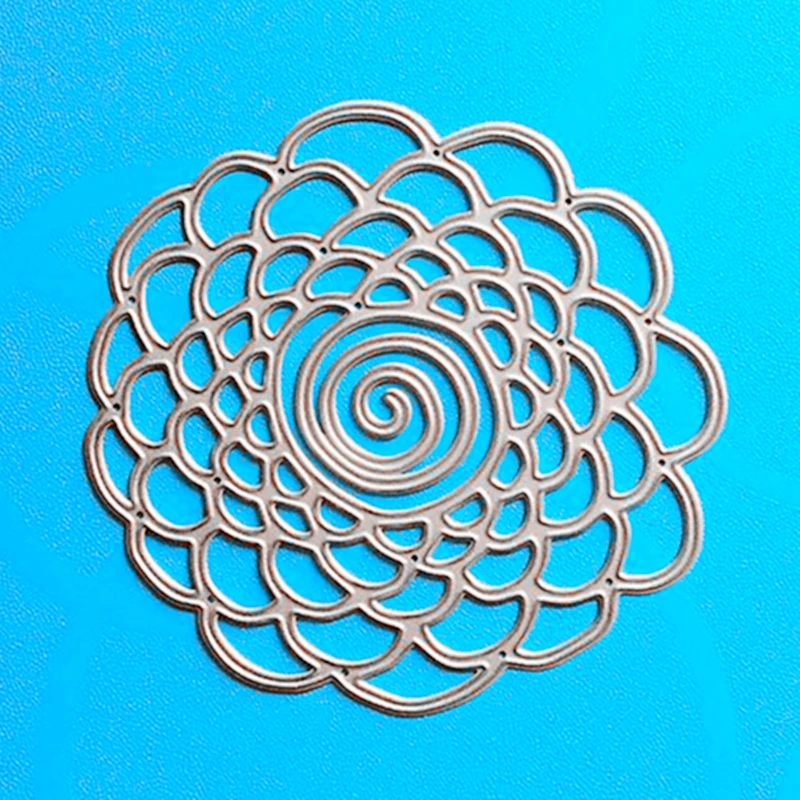 YLCD094 металлические Вырубные штампы в форме цветка для женской ремешка тиснения