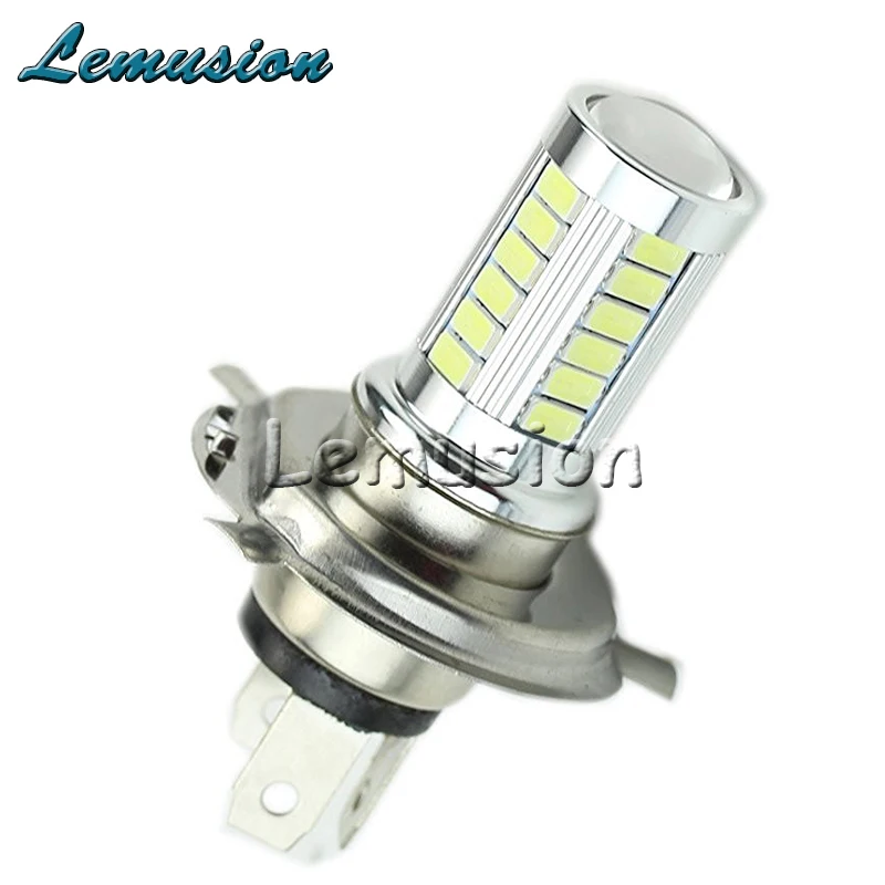 1X Белый высокой мощности 33 LED H4 SMD5630 дневной свет автомобиля светодиодные