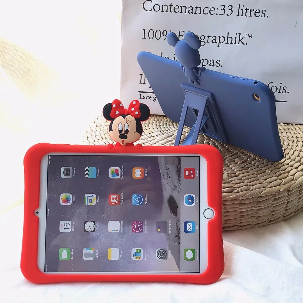 Чехол для мыши для iPad Pro 9,7 10,5 11 чехол для планшета s для iPad 2/3/4 Air 1 2 Mini 1 2 3 4 Мягкий силиконовый чехол-подставка Funda